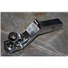 Image 1 : NEW STAINLESS 4 INCH DROP 2 3/4 INCH RISE 5000LB HITCH WITH 2 INTERCHANGEABLE HITCH BALLS