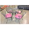 Image 1 : IRON TABLE AND 6 CHAIRS