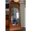 Image 1 : TEAK BENTWOOD MIRROR WITH SHELF