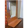 Image 2 : TEAK BENTWOOD MIRROR WITH SHELF