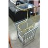 Image 1 : 2 GLASS TOP ENDTABLES