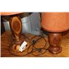 Image 2 : 2 WOODEN LAMPS