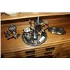 Image 1 : SILVER PLATE TEASET AND OTHER ITEMS