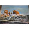 Image 2 : HANS FREDRIC OIL ON BOARD ETERNAL CASTLE ROCK