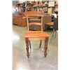 Image 3 : WOOD DINING CHAIR