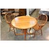 Image 1 : DINING TABLE AND TWO CHAIRS