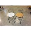 Image 1 : TWO SMALL METAL CHAIRS