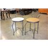 Image 2 : TWO SMALL METAL CHAIRS