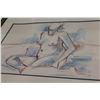 Image 2 : SEATED NUDE FRAMED PRINT BY TGOR DMYTRUK