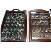 Image 1 : TWO COLLECTOR SPOON DISPLAYS WITH SPOONS
