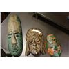 Image 1 : THREE WOOD MASKS