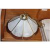 Image 1 : PAIR OF TIFFANY STYLE HANGING LAMPS