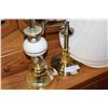 Image 2 : PAIR OF BRASS TABLE LAMPS AND BRASS SWING ARM LAMP
