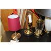 Image 2 : LOT OF DECORATIVE LAMPS AND SHADES