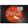 Image 1 : PORCELAIN COKE SIGN