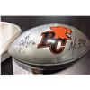 Image 3 : TWO SIGNED BC LIONS FOOTBALLS AND LUI PASSAGLIA CARD