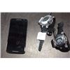 Image 1 : MOTOROLA CELL PHONE AND TWO WRIST WATCH RADIOS