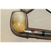 Image 2 : STERLING AND AMBER ANTIQUE PIPE