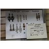 Image 1 : TWO DISPLAYS OF EARRINGS