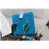 Image 3 : VINTAGE BEADED CHAIN NECKLACE EARRINGS AND AFRICAN BEADED NECKLACE