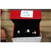 Image 1 : 14KT PLATED EARRINGS AND RING SET