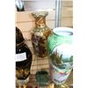 Image 2 : 24KT PAINTED GREEK URN AND EASTERN VASE AND ANTIQUE HAND PAINTED VASE