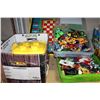 Image 1 : LOT OF DUPLO BLOCKS , TOY CARS AND ACTION FIGURES