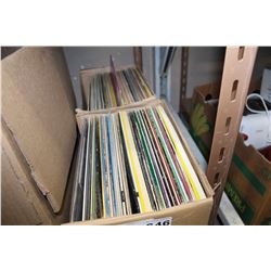 TWO BOXES OF RECORDS