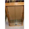 Image 1 : MAPLE AND GLASS DISPLAY CASE