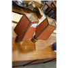 Image 3 : PAIR OF TEAK TABLE LAMPS