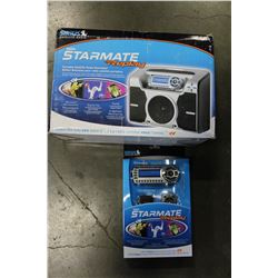 NEW OVERSTOCK SIRIUS STARMATE REPLAY ALL IN ONE SATELLITE RADIO BOX AND PORTABLE BOOMBOX