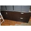 Image 2 : 2 PIECE OFFICE CREDENZA WITH LATERAL FILE AND CABINET