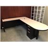 Image 1 : AS NEW EXECUTIVE DESK WITH DRAWER BANK AND KEYS