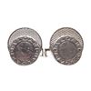 Image 1 : Bvlgari Silver 925 Logo Cufflinks