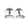 Image 3 : Bvlgari Silver 925 Logo Cufflinks