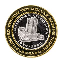 .999 Silver El Dorado Hotel & Casino Reno, Nevada $10 Limited Edition Gaming Tok