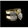 18KT Yellow Gold 4.83 ctw Diamond Ring