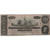 1864 $20 Confederate States of America Bank Note