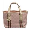 Image 1 : Gucci Pink Monogram Canvas Small Jolicoeur Tote Bag