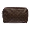 Image 1 : Louis Vuitton Monogram Canvas Leather Toiletry Pouch Bag