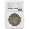 Image 1 : 1884-O $1 Morgan Silver Dollar Coin w/ Nice Toning NGC MS65
