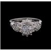 Image 2 : 1.30 ctw Diamond Ring - 14KT White Gold