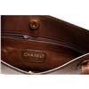 Image 7 : Chanel Brown Textured Leather Double Handle Shoulder Bag