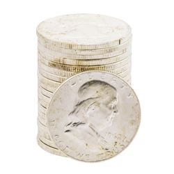 Roll of (20) 1962-D Brilliant Uncirculated Franklin Half Dollar Coins