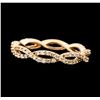 0.59 ctw Diamond Braided Eternity Band - 14KT Rose Gold
