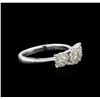 Image 1 : 14KT White Gold 0.70 ctw Diamond Ring