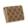 Image 3 : Gucci Ivory Brown Canvas Monogram Bi-fold Wallet