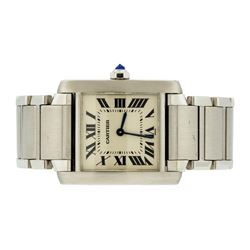 Cartier Stainless Steel Tank Francaise Watch