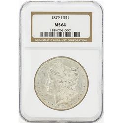 1879-S MS64 NGC Morgan Silver Dollar
