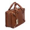 Image 2 : Celine Chocolate Brown Crocodile Embossed Leather Trunkette Tote Bag